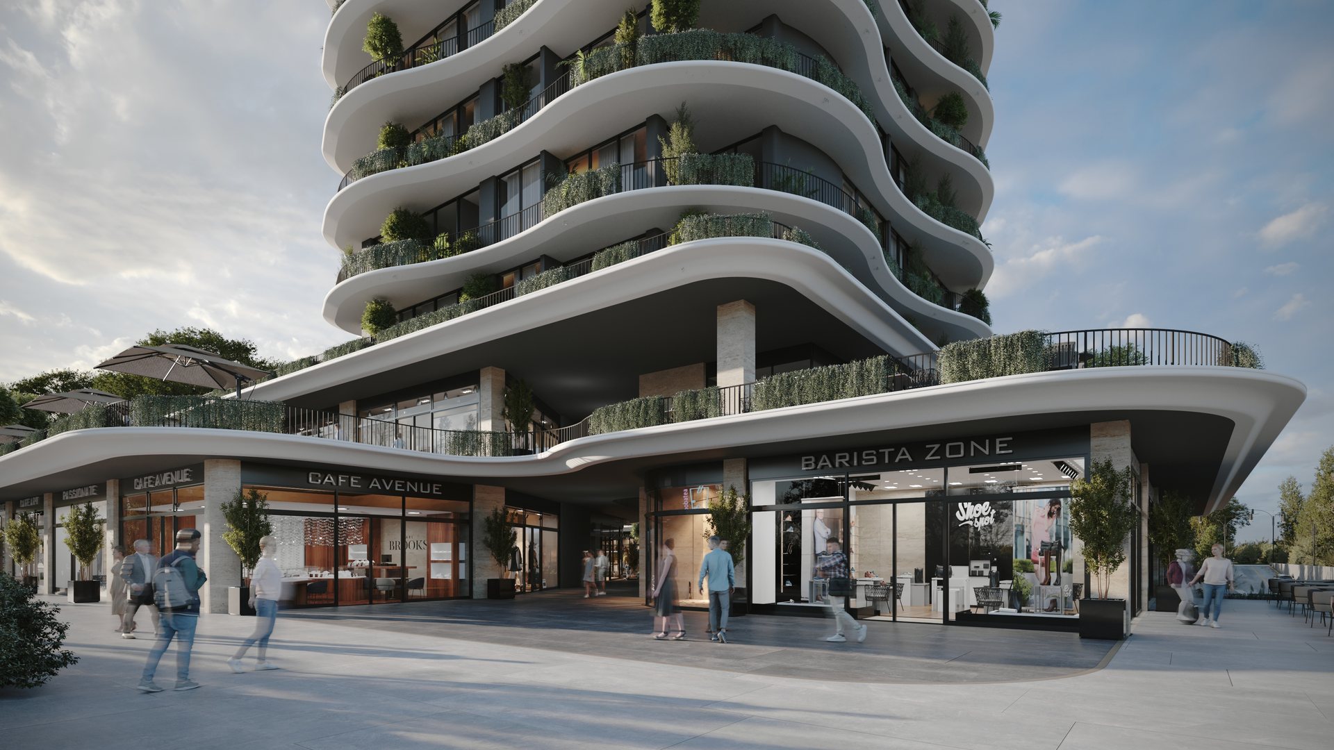 UBB Mersin Metin Çiçek Villaları - Dış Mekân Görselleştirme